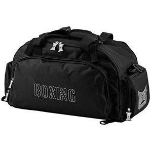 Metal Boxe Een boxing rug met bretals of klassieke tas met handgrepen en schouderriem. Uniseks volwassenen, zwart, FR: één maat (maat fabrikant: één maat)
