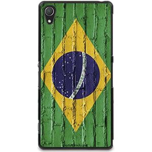 Muvit SEPRBKCZ21004 hoes voor Sony Xperia Z2 Brazilië patroon muur zwart