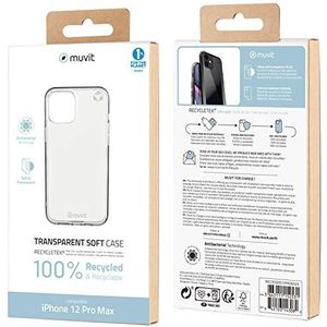 Muvit for Change ReCYCLETEK Soft Transp: iPhone 12 Mini