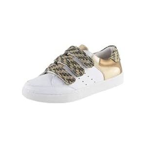 THE DIVINE FACTORY UGA sneakers voor dames, Rafia, 39 EU