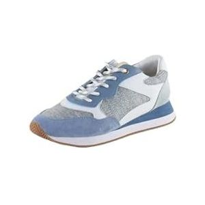 THE DIVINE FACTORY Ulrica sneakers voor dames, Hemelsblauw, 39 EU