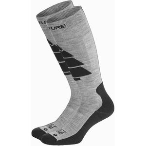 PICTURE - Wooling Socks - Sokken - Grey Melange - Warmte en Isolatie