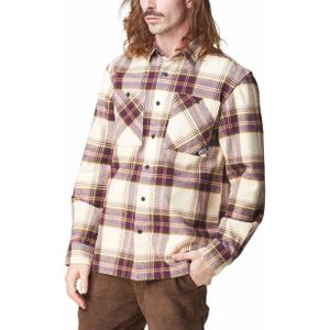 Picture Organic Clothing - Relowa Shirt Plaid Brown - Overhemd - Bruin