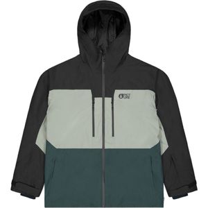 Picture Organic Clothing - Ski jassen - Picture Object Jkt Black Ponderosa Pine Shadow voor Heren - Maat XXL - Groen