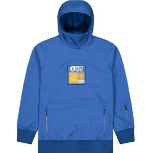 Picture - Parker - Softshelltrui - Blauw - 100% Polyester - Capuchon, Winddicht