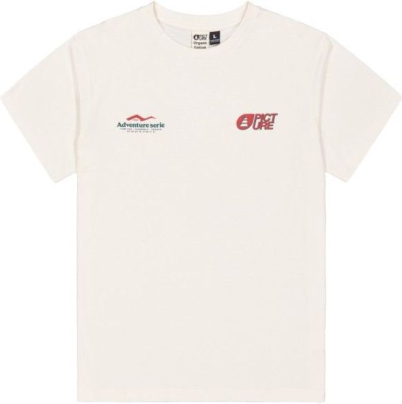 Picture Organic Clothing - D&S Cham Tee Natural White - T-shirt - Wit