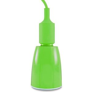 Pop muzik POP-AMPOULE-VE hanglamp met muziek, Bluetooth, aluminium, 7,6 W, E27, 8,5 x 8,5 x 15 cm, groen