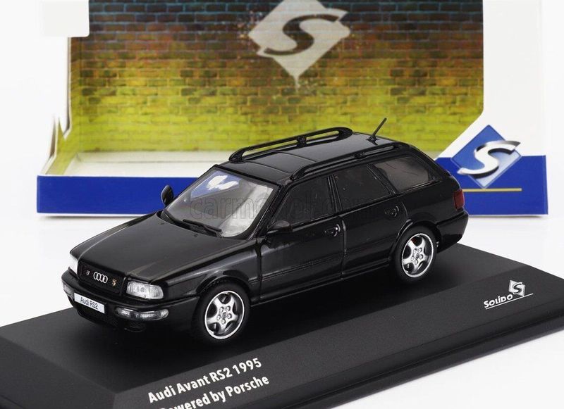 SOLIDO 1:43 Audi Avant RS2 Zwart
