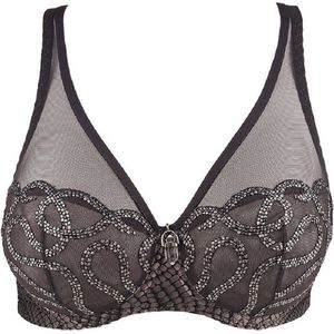 Louisa Bracq - Divine Beugel BH - maat 70B - Grijs/Zilver/Zwart