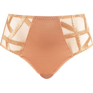 Louisa Bracq - Serie Hoge Slip Honey - maat 38 - Beige/Bruin