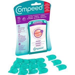 COMPEED® Patch tegen Koortsblaasjes Discreet en Helend (15st). Voor een snellere genezing en om korstvorming te voorkomen. Prijs is inclusief verzendkosten.