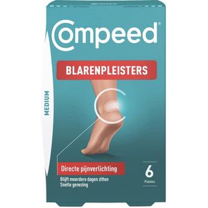 Compeed - Pansements Hydrocolloïdes - Transparant - Lot van 6 - Middelgroot