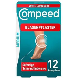 Compeed - Bubble Pleister Medium - Hydrocolloïde Pleister - Transparant - Verpakking van 12 Stuks