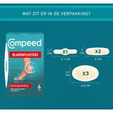 Compeed - Blarenpleisters - Mixpack - Transparant - Hydrocolloïde Technologie