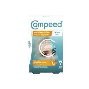 Compeed® - Hydrocolloïde reinigingspleister | reinigt, absorbeert en schilt - nachtkleding | 7 pleisters 6,8 x 4,2 cm