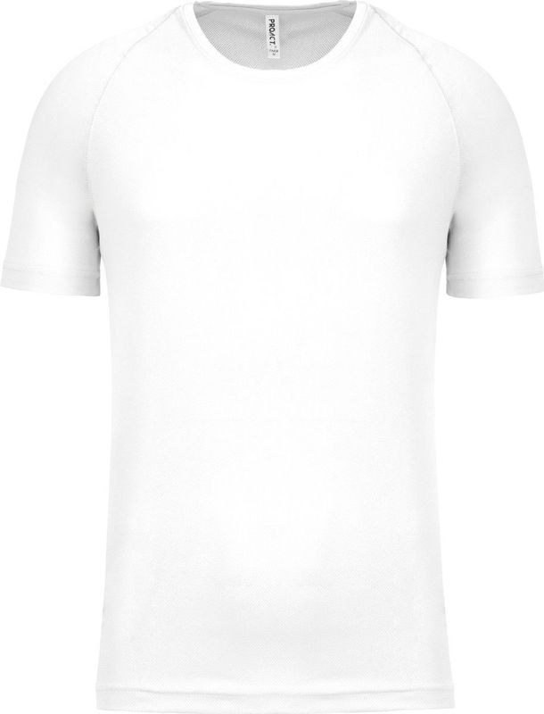Proact - Herensportshirt - Wit - Ronde Hals