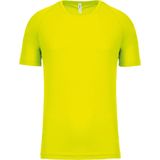 PROACT - PA438 - Functioneel Sportshirt - Fluorescent Yellow - 100% Polyester, Sneldrogend