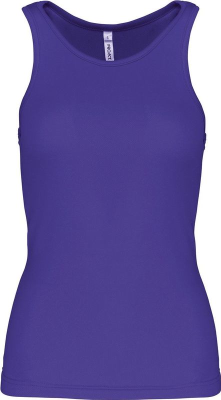 Damessporttop overhemd 'Proact' Oranje - XS