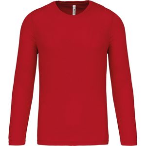 PROACT - PA443 - Herensportshirt - Rood - 100% Polyester, Sneldrogend