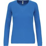PROACT - Damessportshirt Lange Mouwen - Aqua Blue - PA444