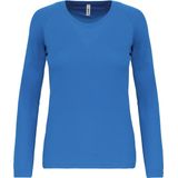 PROACT - Damessportshirt Lange Mouwen - Aqua Blue - PA444