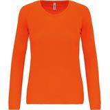 PROACT - Herensportshirt Lange Mouwen PA443 - Fluorescent Orange