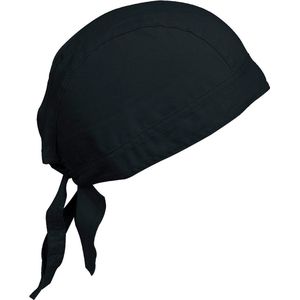 Bandana hoed Unisex One Size K-up Black 100% Katoen