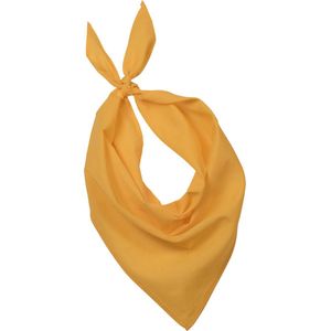 Bandana Unisex One Size K-up Yellow 80% Polyester, 20% Katoen