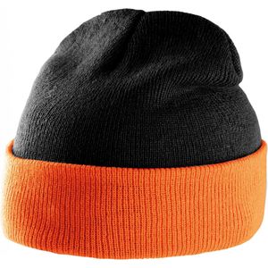 Muts Unisex One Size K-up Black / Orange 100% Acryl