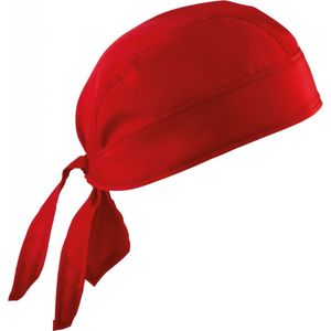 Bandana hoed Unisex One Size K-up Red 100% Polyester