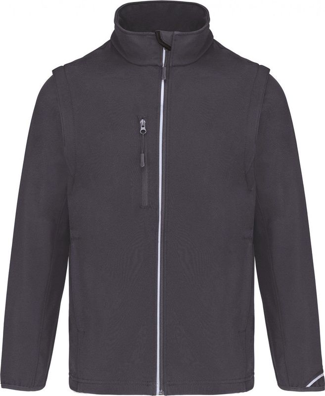 PROACT - PA323 - Softshell Jack - Titanium - 3-Lagen Ademend, Waterdicht 8000 mm