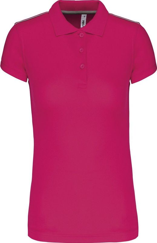 PROACT® Damessportpolo PA481 - Fuchsia - Katoen