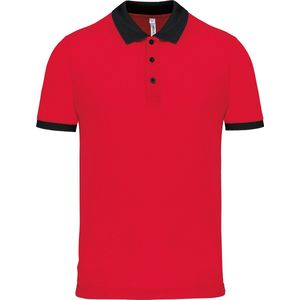 Proact - PA489 - Sportpolo - Rood/Zwart