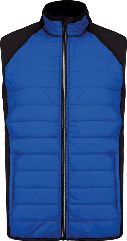 Proact - Sportbodywarmer - Royal Blue/Zwart - Waterafstotende Behandeling