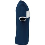 T-shirt - Contraststukken - V-hals - Sneldrogend Stof - 100% Polyester