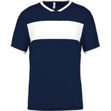 T-shirt - Contraststukken - V-hals - Sneldrogend Stof - 100% Polyester