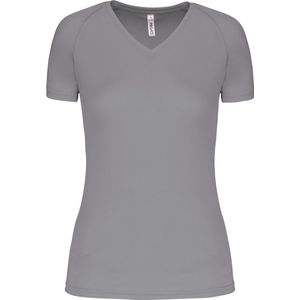 PROACT - PA477 - Sportshirt - Fine Grey - Dames - V-hals