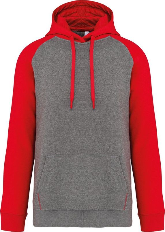 Proact - Hoodie - Tweekleurig - Polyester/Katoen - Gevoerde Capuchon