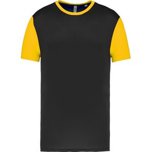 Proact - Proact - T-shirt - Zwart/Geel - 100% Polyester, Gecertificeerd STANDARD 100 by OEKO-TEX®