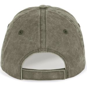 Vintage pet - Dad cap - One Size, Washed grijs Organic Khaki
