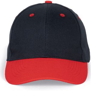 K-up 6 Panel Cap Navy / Red - One Size