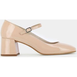 Pumps in gelakt leer Alienor JONAK. Leer materiaal. Maten 39. Roze kleur