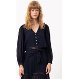 FRNCH Donker cropped blouse nydia