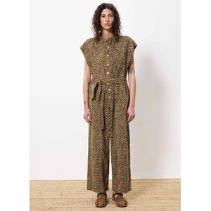 FRNCH Scheila jumpsuit luipaard print