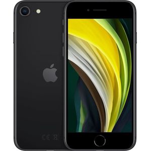 Re!commerce iPhone SE 2020 (64 GB, Black, 4.70"", 12 Mpx, SIM + eSIM, B / Zeer goed), Tweedehands mobiele telefoons, Zwart
