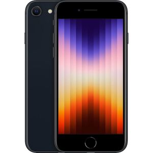 Re!commerce iPhone SE 2022 (64 GB, Middernacht, 4.70"", 12 Mpx, SIM + eSIM, A / Als nieuw), Tweedehands mobiele telefoons, Zwart