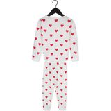 Petit Bateau - Meisjespyjama - Hartjesmotief - Biokatoen