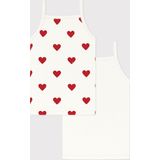 PETIT BATEAU - Onderhemdjes - Wit - Katoen - Set van 2