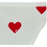 Petit Bateau - Set van 3 Katoenen Slipjes - Hartjesprint - Biologisch Katoen