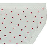 Petit Bateau - Set van 3 Katoenen Slipjes - Hartjesprint - Biologisch Katoen